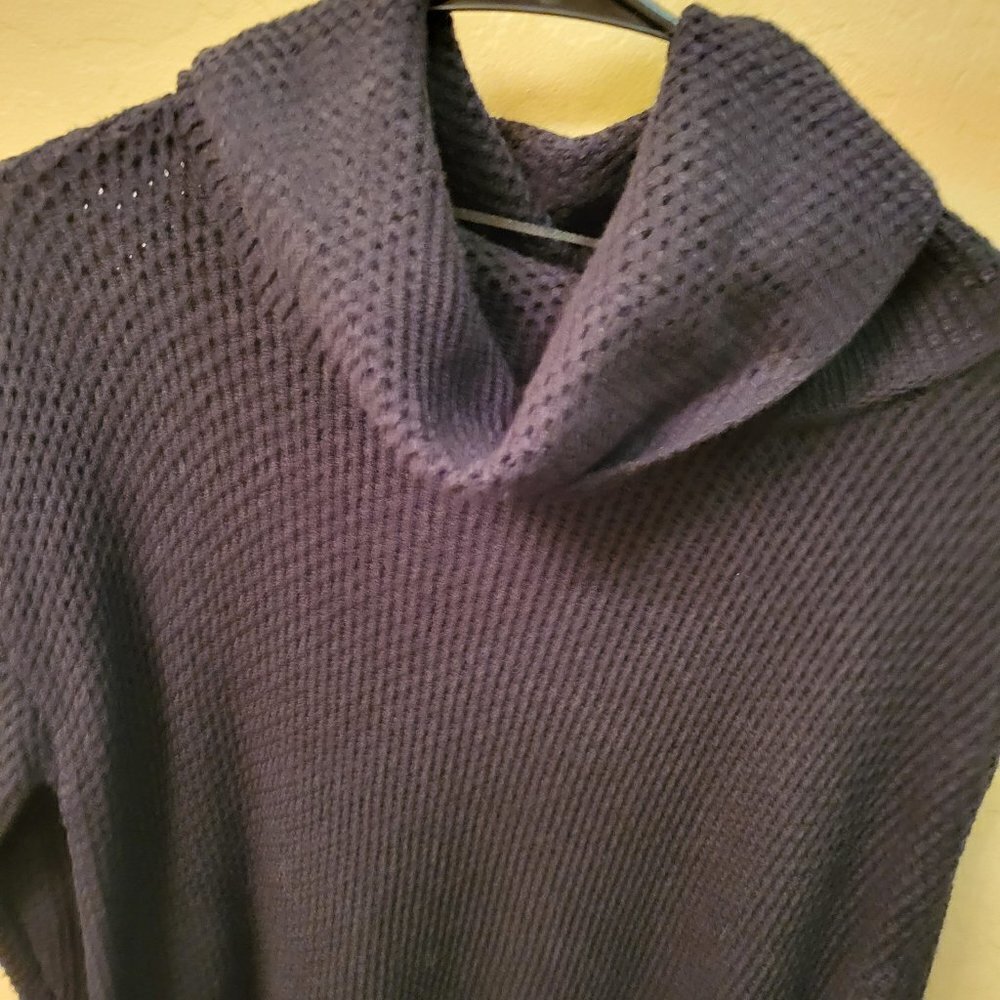 Sanctuary Long Sleeve Cowl Neck Knit Sweater Top Black Women’s SMALL NWOT - Picture 3 of 6